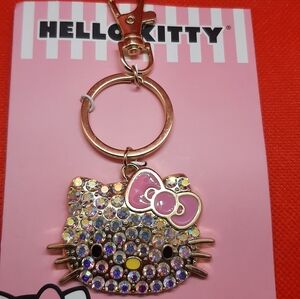 Hello Kitty Rhinestone Keychain